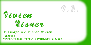 vivien misner business card